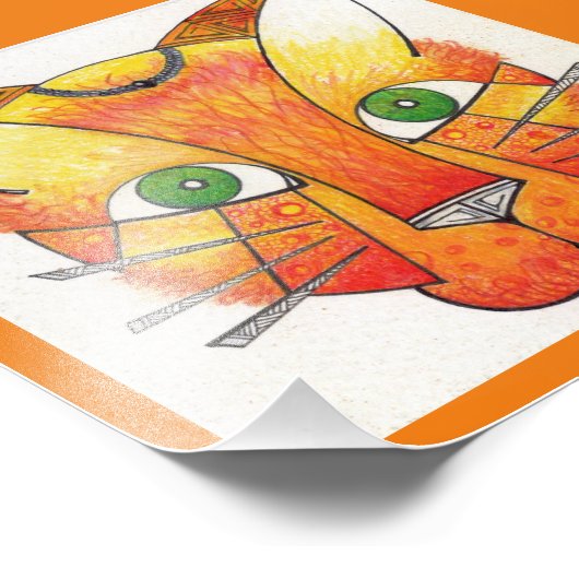 猫 フォトプリント            (角)