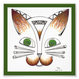 猫 フォトプリント           