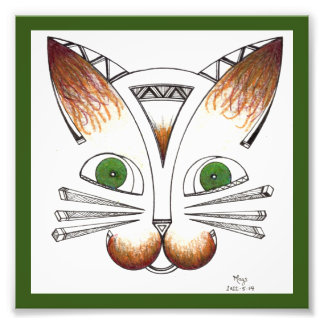 猫 フォトプリント           