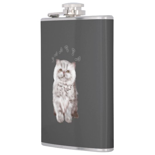 猫 フラスク (左)