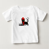 猫 ベビーTシャツ (正面)