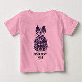 猫 ベビーTシャツ (正面)