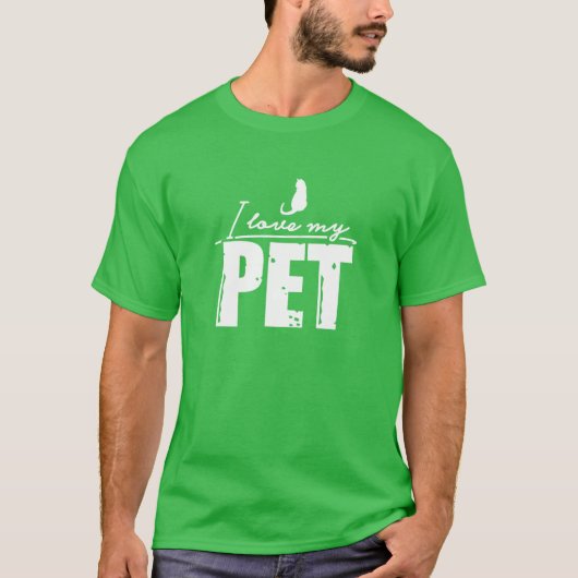 猫 ペット 動物 犬 ギフト Tシャツ (正面)