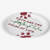 猫 ペーパープレート (アングル)