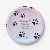 猫 ペーパープレート (正面)