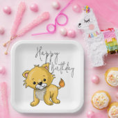 猫 ペーパープレート (パーティー)