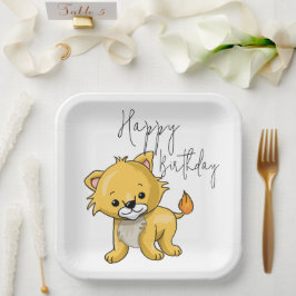 猫 ペーパープレート