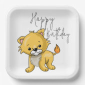 猫 ペーパープレート (正面)