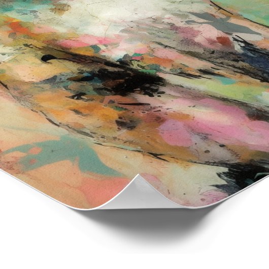 猫 ポスター (角)