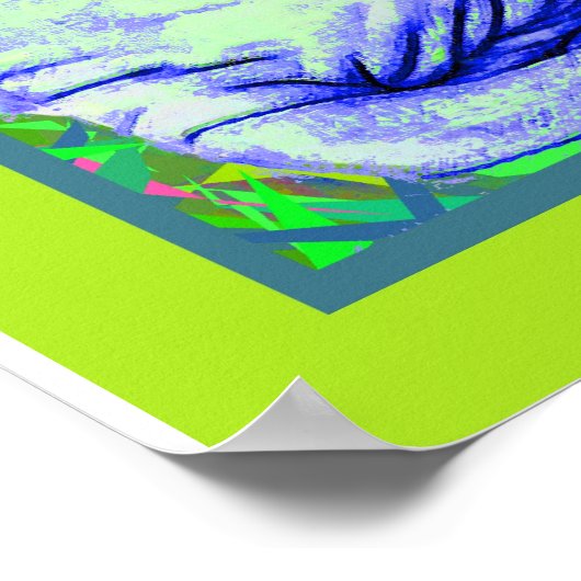 猫 ポスター (角)