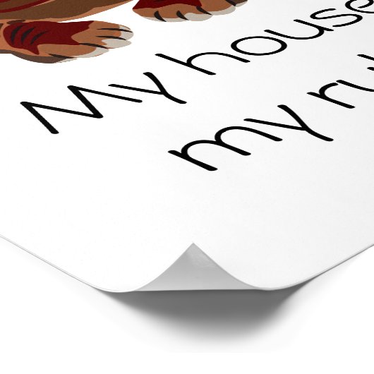 猫 ポスター (角)