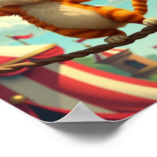 猫 ポスター (角)