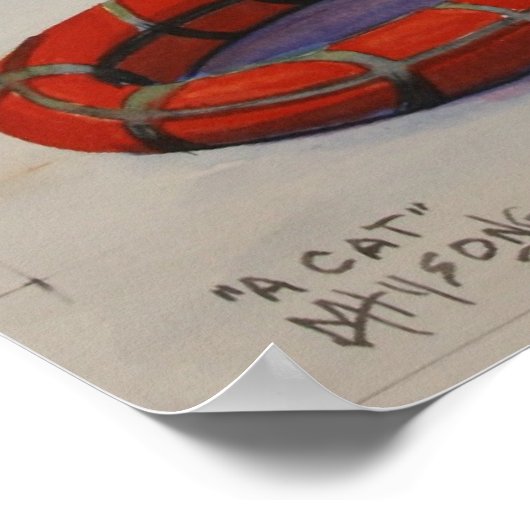 猫 ポスター (角)