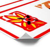 猫 ポスター (角)