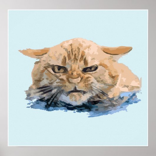 猫 ポスター (正面)