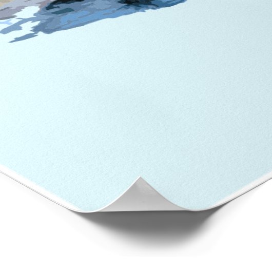 猫 ポスター (角)