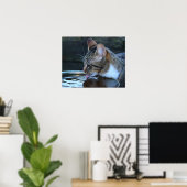 猫 ポスター (ホームオフィス)