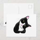 猫 ポストカード (正面/裏面)