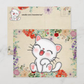 猫 ポストカード (正面/裏面)