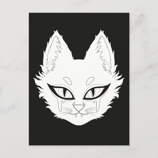 猫 ポストカード (正面)