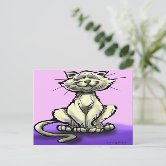 猫 ポストカード (スタンド正面)