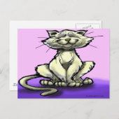 猫 ポストカード (正面/裏面)