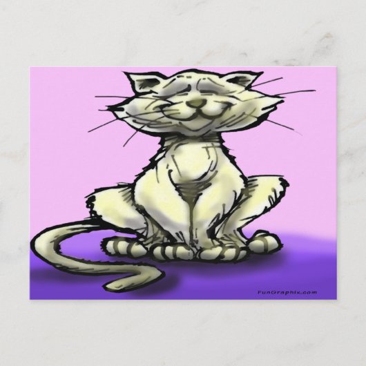 猫 ポストカード (正面)