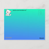 猫 ポストカード (裏面)