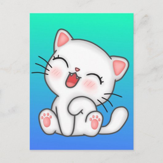 猫 ポストカード (正面)