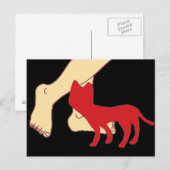 猫 ポストカード (正面/裏面)