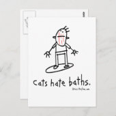 猫 ポストカード (正面/裏面)