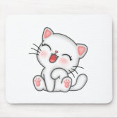 猫 マウスパッド (正面)