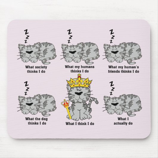 猫 マウスパッド (正面)