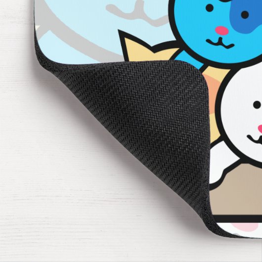 猫 マウスパッド (コーナー)