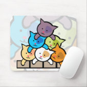 猫 マウスパッド (マウス)