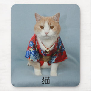 猫 マウスパッド
