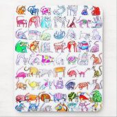 猫 マウスパッド (正面)