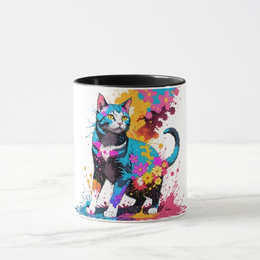 猫 マグカップ (中央)