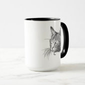 猫 マグカップ (正面右)