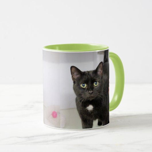猫 マグカップ (正面右)