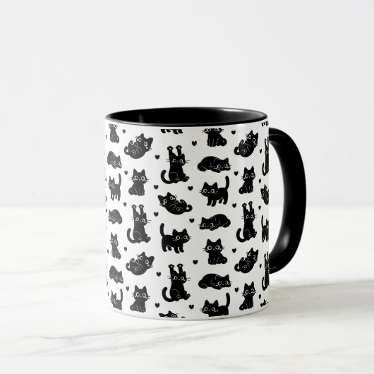 猫 マグカップ (正面右)