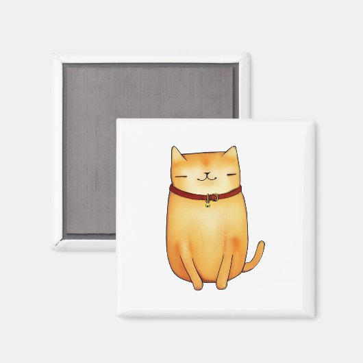 猫 マグネット (正面/裏面)