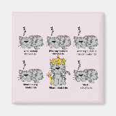 猫 マグネット (正面)