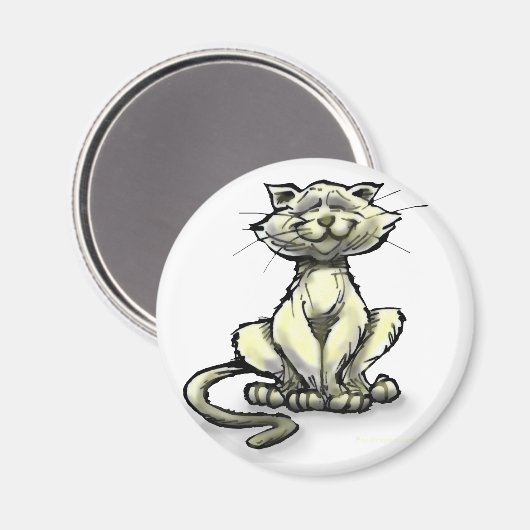猫 マグネット (正面/裏面)