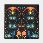 猫 マグネット (正面)