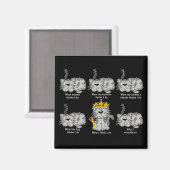 猫 マグネット (正面/裏面)