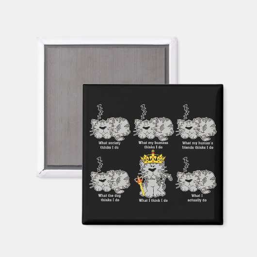 猫 マグネット (正面/裏面)