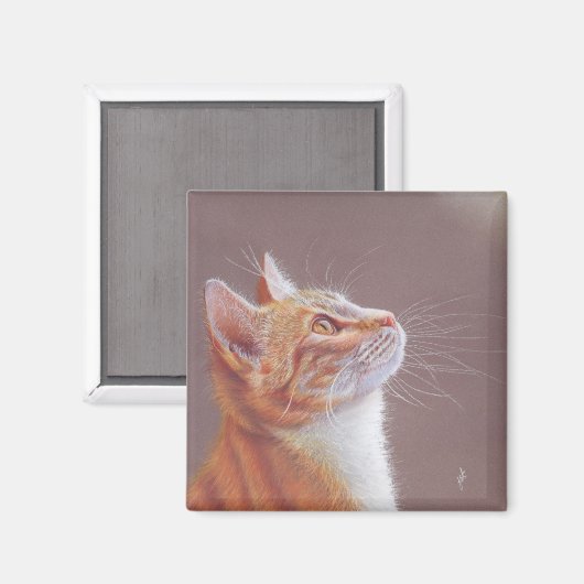 猫 マグネット (正面/裏面)