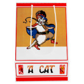 猫 ミディアムペーパーバッグ (裏面)