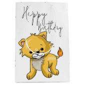 猫 ミディアムペーパーバッグ (正面)